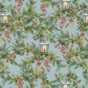 Wilmington Prints Fabrics Winter Hollow Lanterns