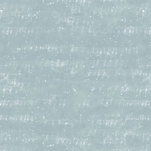 Wilmington Prints Fabrics Winter Hollow Music Notes Icy Blue
