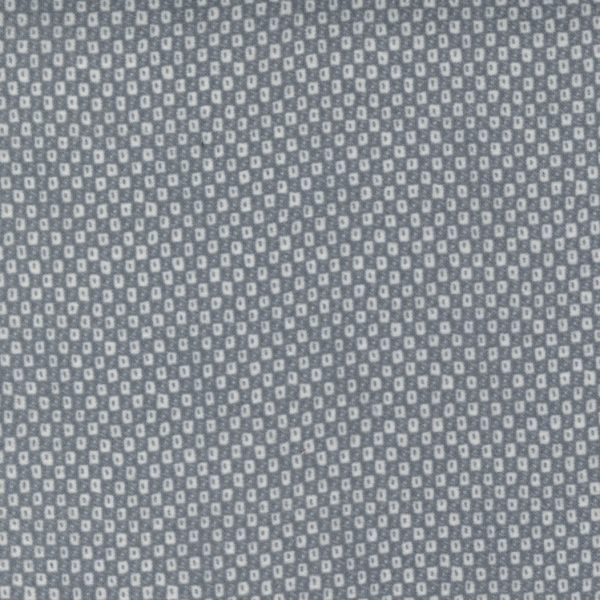 Moda Fabrics Yuletide Gatherings Flannel Sleigh Grey Plaid
