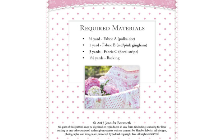 Shabby Fabrics Dream Baby Quilt Pattern