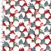 3 Wishes Fabric I'll be Gnome for Christmas Packed Gnomes with Ruler