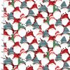 3 Wishes Fabric I'll be Gnome for Christmas Packed Gnomes with Ruler