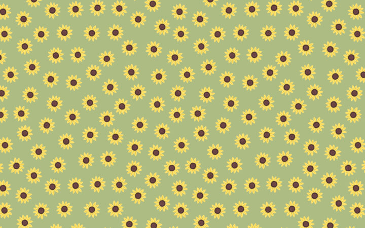 Lewis & Irene Sunflowers on Green