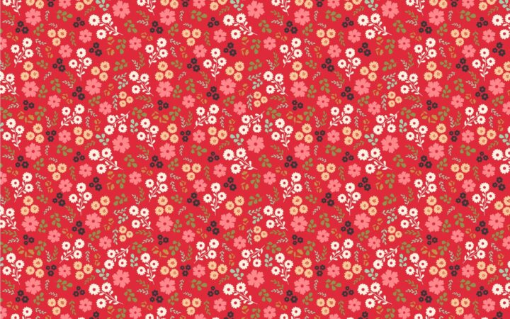 Poppie Cotton Poppie’s Patchwork Club Jemima Red
