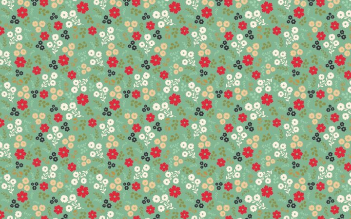 Poppie Cotton Poppie’s Patchwork Club Jemima Mint