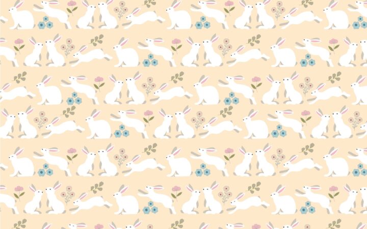 Poppie Cotton Poppie’s Patchwork Club Peter Rabbit Cream