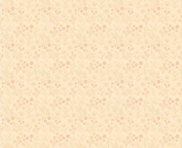 Poppie Cotton Poppie's Patchwork Club Potters Patch Floral Tonal in Cream