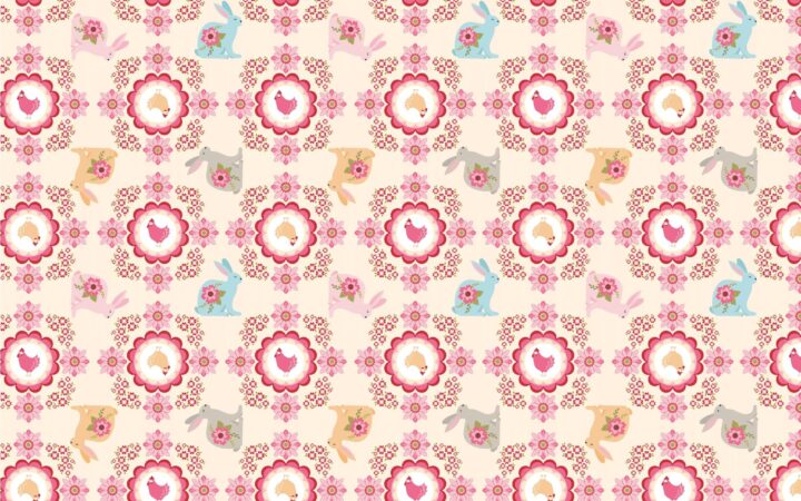 Poppie Cotton Poppie’s Patchwork Club Flopsy & Mopsy Cream