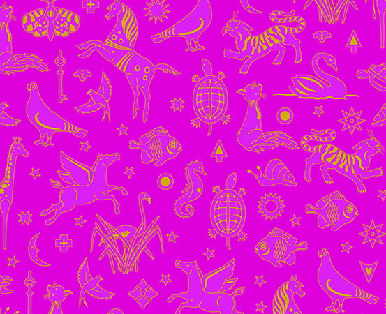 Alison Glass Postmark Philately Fuchsia