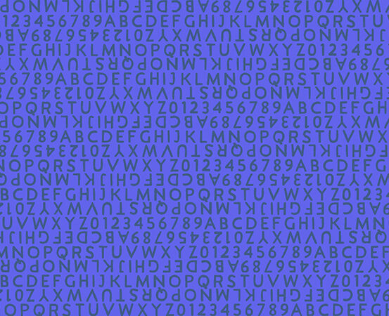 Alison Glass Postmark Letters Lapis