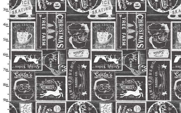 3 Wishes A Christmas to Remember Vintage Patch