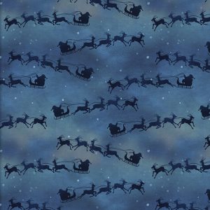 3 Wishes Fabric A Christmas to Remember Santa's Sleigh