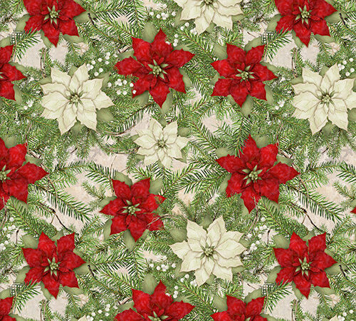 3 Wishes French Countryside Christmas Poinsettias