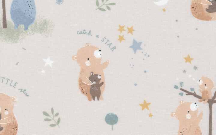 Moda D is for Dream Baby Bears Grey