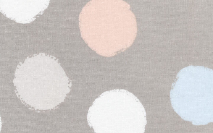 Moda D is for Dream Polka Dot Grey