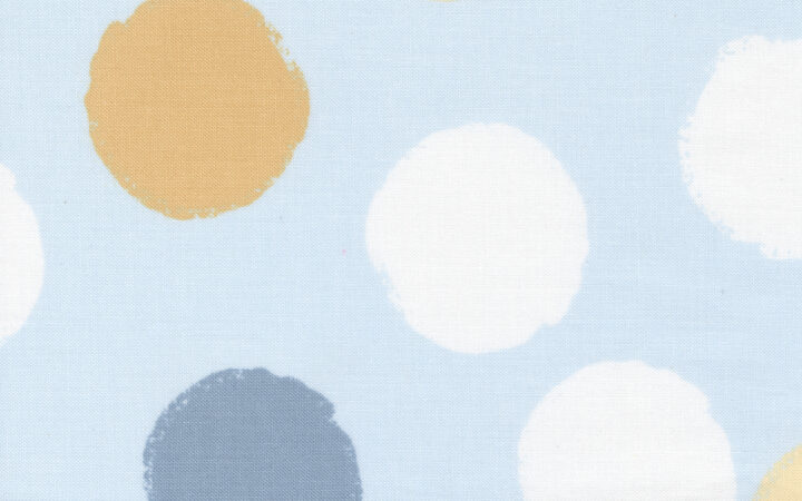 Moda D is for Dream Polka Dot Blue