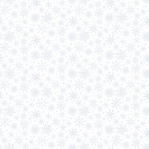 Northcott Fabrics Angels on High White on White Snowflakes