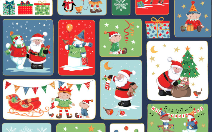 Makower Santa’s Christmas Blocks