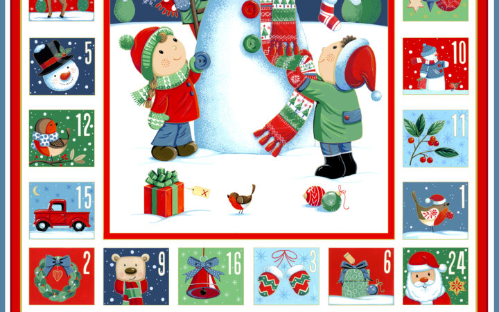 Makower Santa’s Christmas Advent Panel