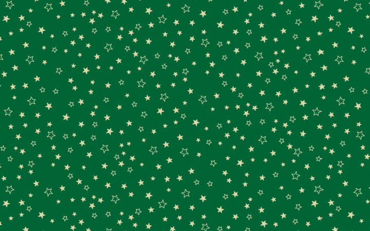 Makower Santa’s Christmas Star Green