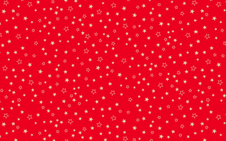 Makower Santa’s Christmas Star Red