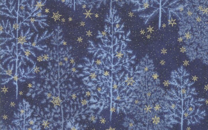 Moda Forest Frost Pine Trees