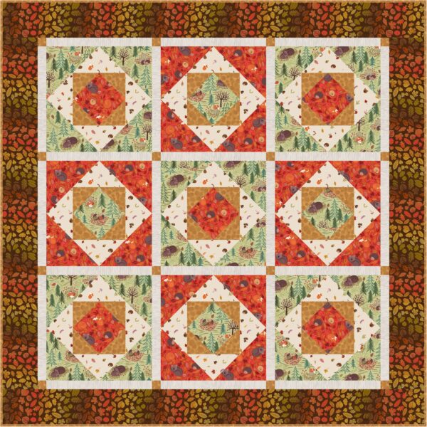 Lewis & Irene Fabrics A Winter Nap Free Quilt Pattern