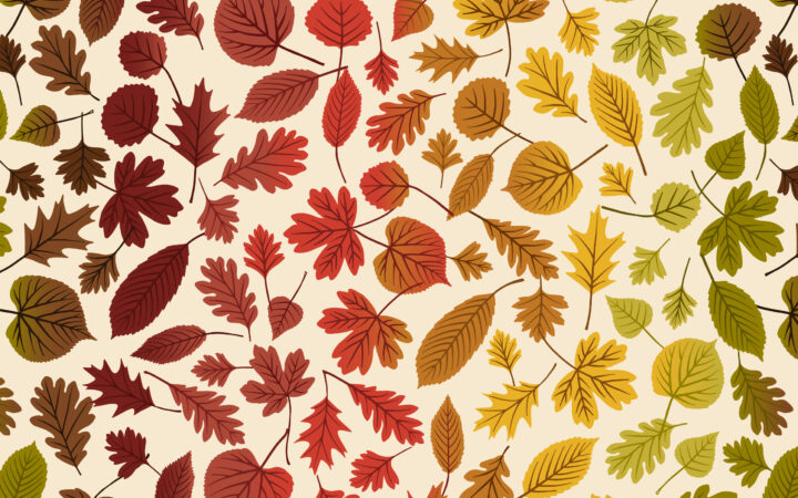 Lewis & Irene A Winter Nap Leaves on Cream