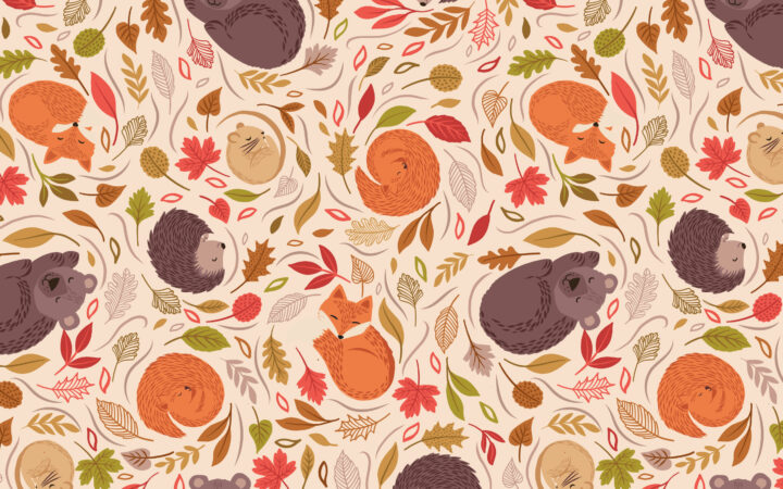Lewis & Irene A Winter Nap Sleepy Friends Cream