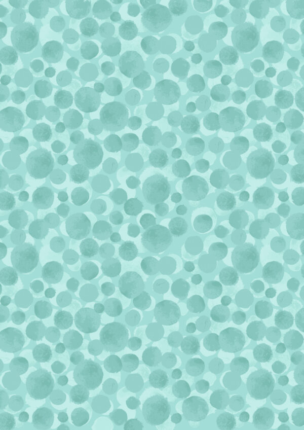 Lewis & Irene Fabrics Bumbleberries Aqua