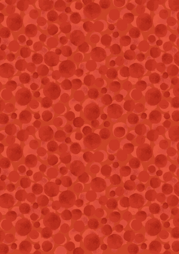 Lewis & Irene Fabrics Bumbleberries Autumnal Orange