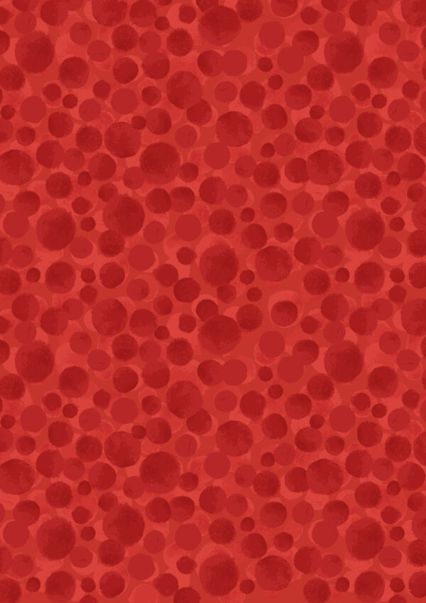Lewis & Irene Fabrics Bumbleberries Woodland Red
