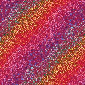 Wilmington Fabrics Bubble Up Rainbow Blender Red