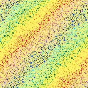 Wilmington Fabrics Bubble Up Rainbow Blender Yellow