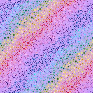 Wilmington Fabrics Bubble Up Rainbow Blender Lavender