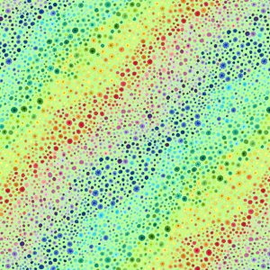 Wilmington Fabrics Bubble Up Rainbow Blender Lime