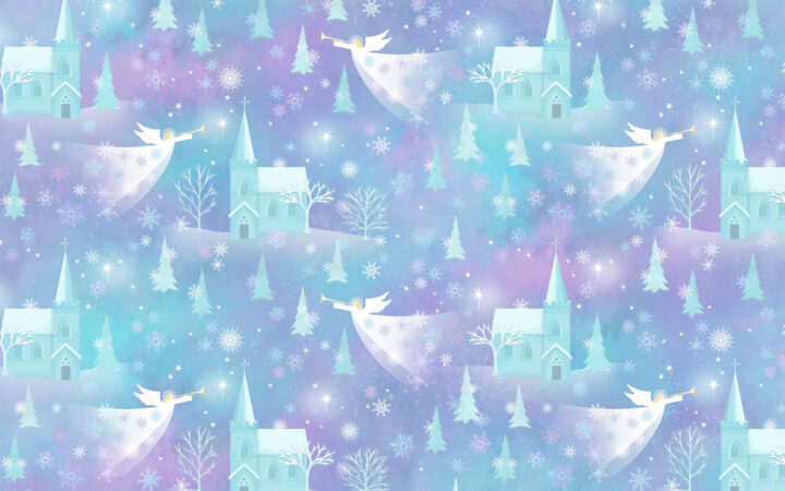 Northcott Angels on High Light Teal
