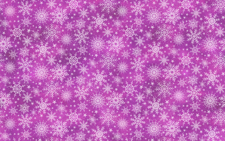 Northcott Angels on High Fuchsia Snowflakes