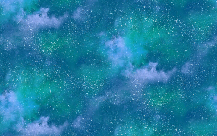 Northcott Angels on High Teal  Blender