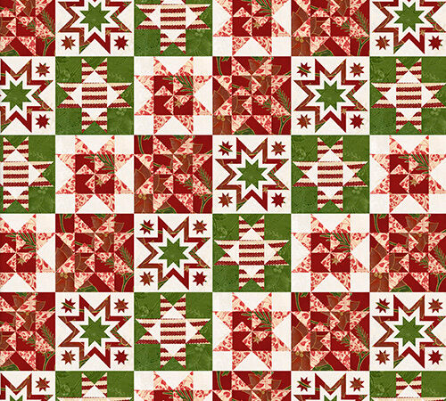 3 Wishes French Countryside Christmas Quilt Block