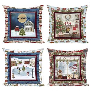 3 Wishes Fabric A Christmas to Remember Free Cushion Pattern