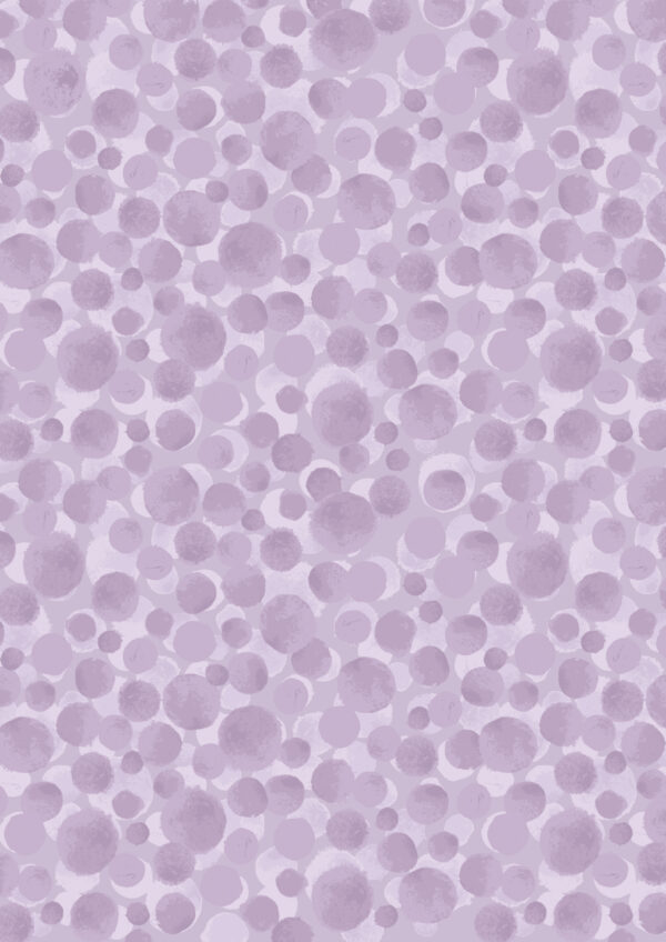 Lewis & Irene Fabrics Bumbleberries Soft Lavender