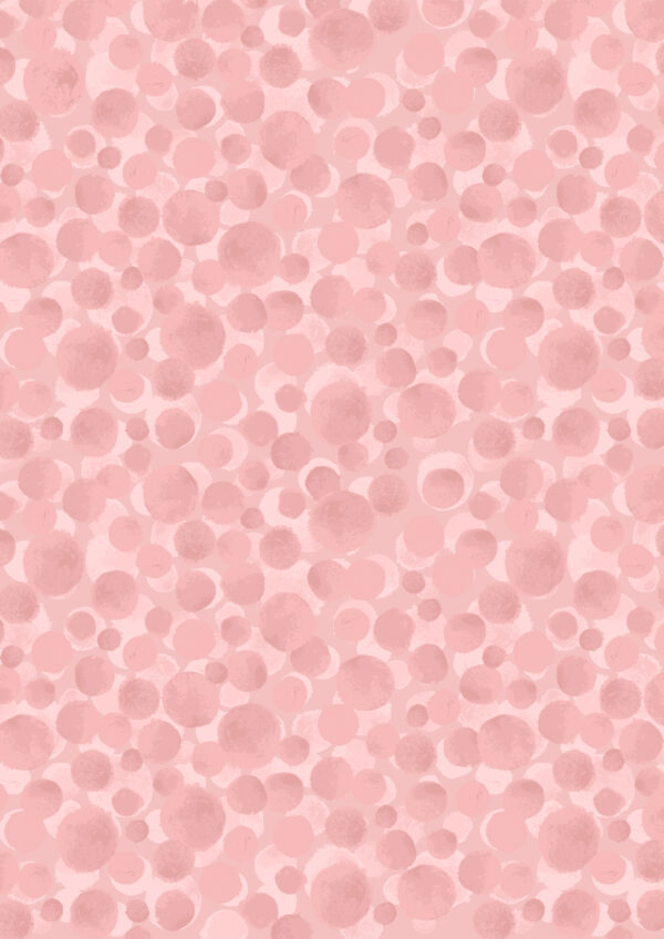 Lewis & Irene Fabrics Bumbleberries Plaster Pink