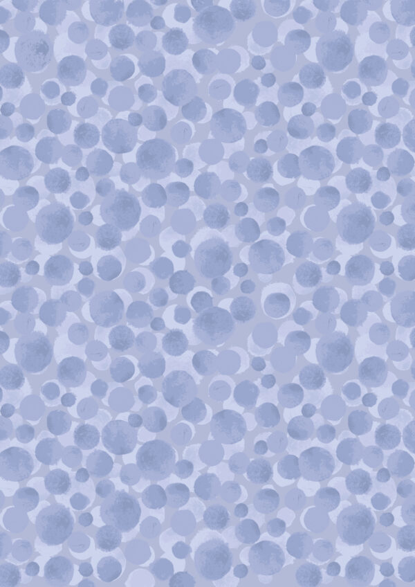 Lewis & Irene Fabrics Bumbleberries Bloom Blue
