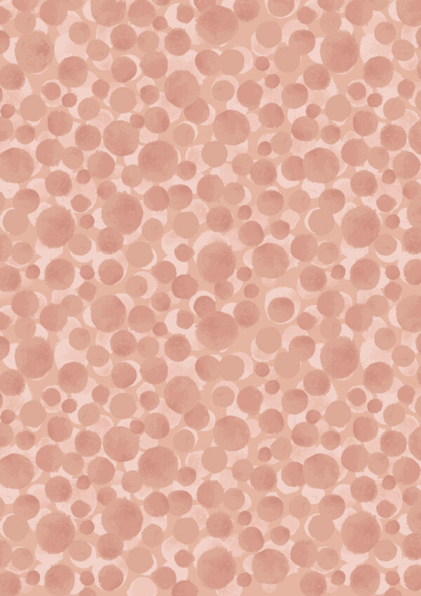 Lewis & Irene Fabrics Bumbleberries Muted Peach