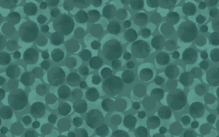 Lewis & Irene Bumbleberries Glass Teal
