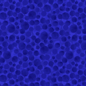 Lewis & Irene Fabrics Bumbleberries Brilliant Blue