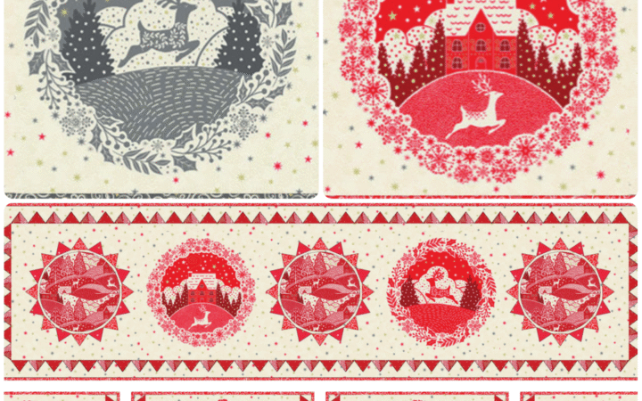 Makower Scandi Christmas Free Placemat Pattern