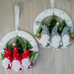 Endless Thread Yuletide Gnome Wreath Pattern
