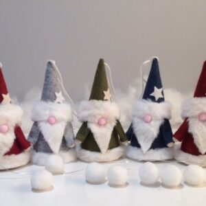 Endless Thread Mini Santa Tree Decoration Pattern